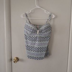 Victoria's Secret Tankini Pattern Swim Top
